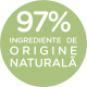 97% ingrediente de origine naturala