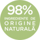 98% ingrediente de origine naturala